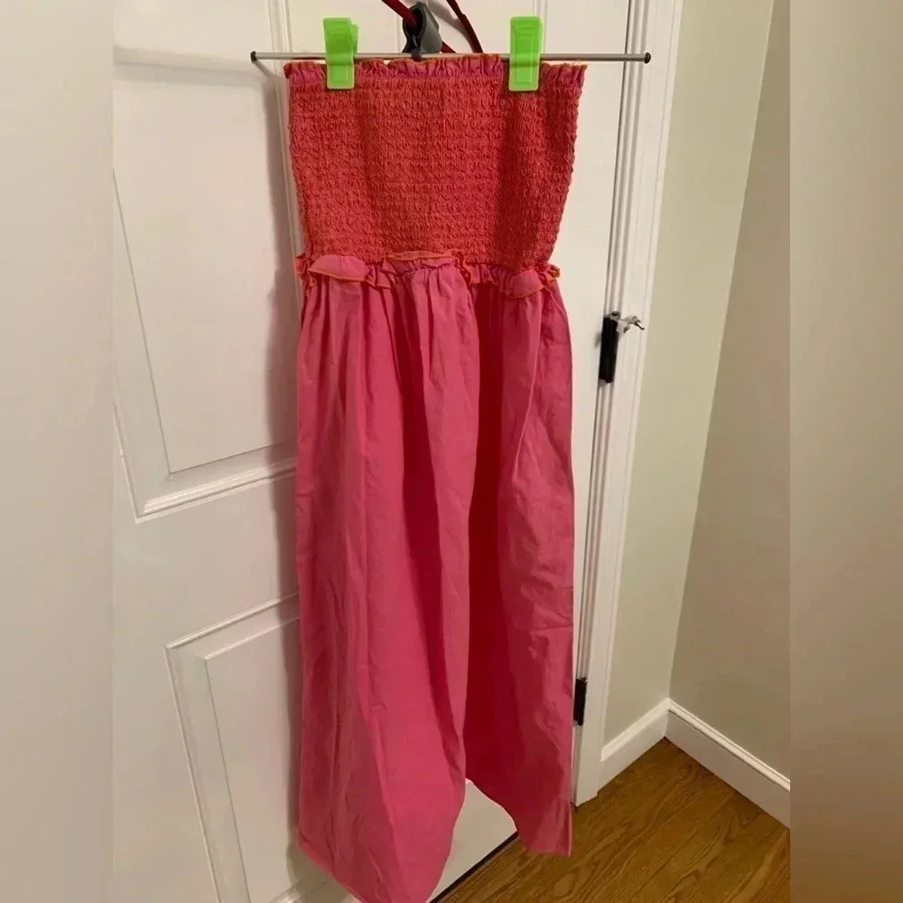 Pomander Place Pink Strapless Casual Dress Size XS - Picture 2 of 4